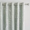 Dunelm Belle Sage Blackout Eyelet Curtains 2 Dunelm Belle Sage Blackout Eyelet Curtains -Dunelm Shop 30764733