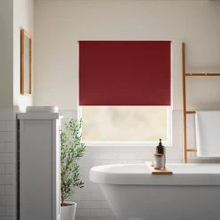 Dunelm Red Blackout Roller Blind 8 Dunelm Red Blackout Roller Blind -Dunelm Shop 30767368 alt01