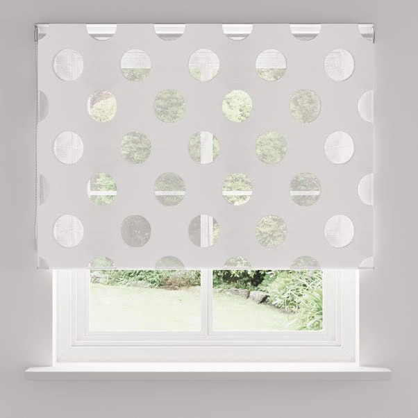 Dunelm Spotty Day And Night White Roller Blind 7 Dunelm Spotty Day And Night White Roller Blind - Image 5
