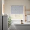 Dunelm Purity Tile Blue Moisture Resistant Daylight Roller Blind 2 Dunelm Purity Tile Blue Moisture Resistant Daylight Roller Blind -Dunelm Shop 30767468