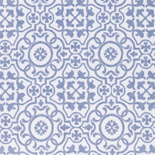 Dunelm Purity Tile Blue Moisture Resistant Daylight Roller Blind 5 Dunelm Purity Tile Blue Moisture Resistant Daylight Roller Blind - Image 3