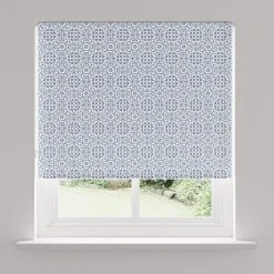 Dunelm Purity Tile Blue Moisture Resistant Daylight Roller Blind 10 Dunelm Purity Tile Blue Moisture Resistant Daylight Roller Blind -Dunelm Shop 30767468 alt04