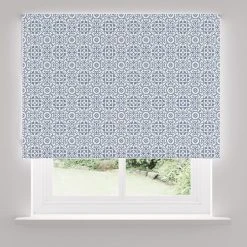 Dunelm Purity Tile Blue Moisture Resistant Daylight Roller Blind 11 Dunelm Purity Tile Blue Moisture Resistant Daylight Roller Blind -Dunelm Shop 30767468 alt05
