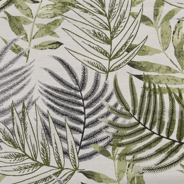 Dunelm Leaf Jacquard Green Roman Blind 4 Dunelm Leaf Jacquard Green Roman Blind - Image 2