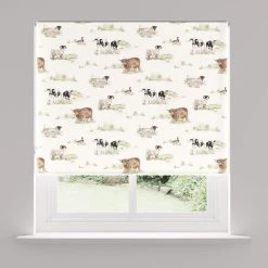Dunelm Highland Cow Natural Daylight Roller Blind -Dunelm Shop 30767538 alt04