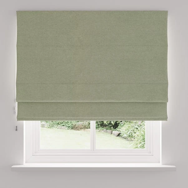 Dunelm Luna Sage Blackout Roman Blind 6 Dunelm Luna Sage Blackout Roman Blind - Image 4