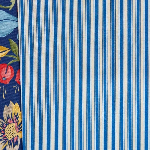 Dunelm Ruskin Navy Eyelet Curtains 7 Dunelm Ruskin Navy Eyelet Curtains - Image 5