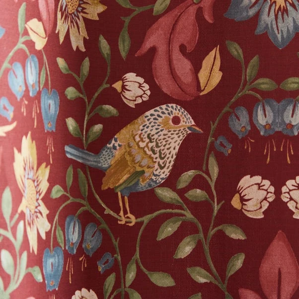 Dunelm Ruskin Red Eyelet Curtains 5 Dunelm Ruskin Red Eyelet Curtains - Image 3