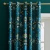 Dunelm Ruskin Bottle Green Eyelet Curtains 1 Dunelm Ruskin Bottle Green Eyelet Curtains -Dunelm Shop 30768060