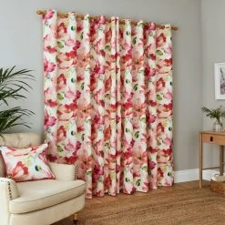 Dunelm Watercolour Floral Multi Eyelet Curtains 10 Dunelm Watercolour Floral Multi Eyelet Curtains -Dunelm Shop 30768089 alt04