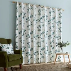 Dunelm Eucalyptus Green Eyelet Curtain 11 Dunelm Eucalyptus Green Eyelet Curtain -Dunelm Shop 30768099 alt04