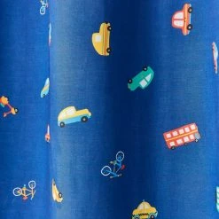 Dunelm Blue Transport Thermal Blackout Eyelet Curtains -Dunelm Shop 30768127 alt02