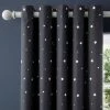 Dunelm Black Outer Space Stars Thermal Blackout Eyelet Curtains 2 Dunelm Black Outer Space Stars Thermal Blackout Eyelet Curtains -Dunelm Shop 30768205