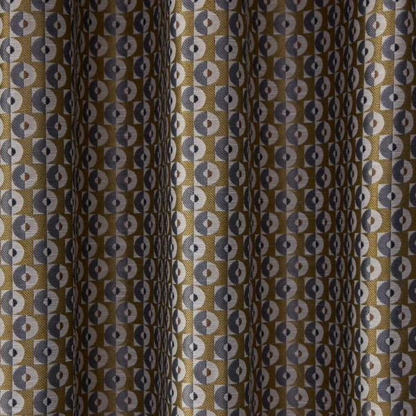 Elements Ivar Ochre Eyelet Curtains 5 Elements Ivar Ochre Eyelet Curtains - Image 3