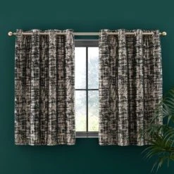 Dunelm Romano Emerald Velour Eyelet Curtains -Dunelm Shop 30769151 alt05