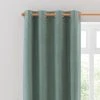 Dunelm Luna Brushed Lilypad Blackout Eyelet Curtains -Dunelm Shop 30769326