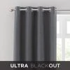 Dunelm Ultra Blackout Touch Of Linen Charcoal Eyelet Curtains 2 Dunelm Ultra Blackout Touch Of Linen Charcoal Eyelet Curtains -Dunelm Shop 30769369
