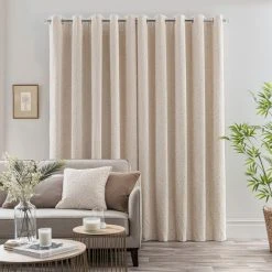 Dunelm Damask Cut Velvet Ivory Eyelet Curtains 12 Dunelm Damask Cut Velvet Ivory Eyelet Curtains -Dunelm Shop 30769422 alt04