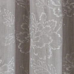 Dunelm Flourish Grey Pencil Pleat Curtains -Dunelm Shop 30769442 alt02