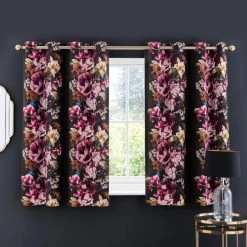 Dunelm Maximalism Multi Eyelet Curtains -Dunelm Shop 30769461 alt05