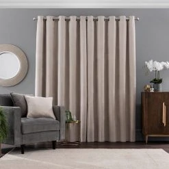 Dunelm Ultra Blackout Natural Chenille Eyelet Curtains 12 Dunelm Ultra Blackout Natural Chenille Eyelet Curtains -Dunelm Shop 30769501 alt04
