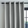 Dunelm Adley 100% Cotton Silver Eyelet Curtains 2 Dunelm Adley 100% Cotton Silver Eyelet Curtains -Dunelm Shop 30769528