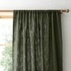 Dunelm Arthur Recycled Olive Slot Top Single Voile Panel -Dunelm Shop 30769544