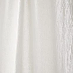 Dunelm Crinkle Cotton White Slot Top Single Voile Panel 9 Dunelm Crinkle Cotton White Slot Top Single Voile Panel -Dunelm Shop 30769572 alt02