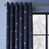 Dunelm Golden Bee Navy Eyelet Curtains 2 Dunelm Golden Bee Navy Eyelet Curtains -Dunelm Shop 30769610