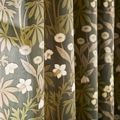 Natural History Museum Meadow Floral Natural Eyelet Curtains 10 Natural History Museum Meadow Floral Natural Eyelet Curtains -Dunelm Shop 30769664 alt02