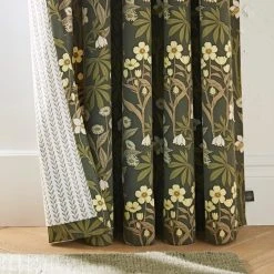 Natural History Museum Meadow Floral Natural Eyelet Curtains 12 Natural History Museum Meadow Floral Natural Eyelet Curtains -Dunelm Shop 30769664 alt06