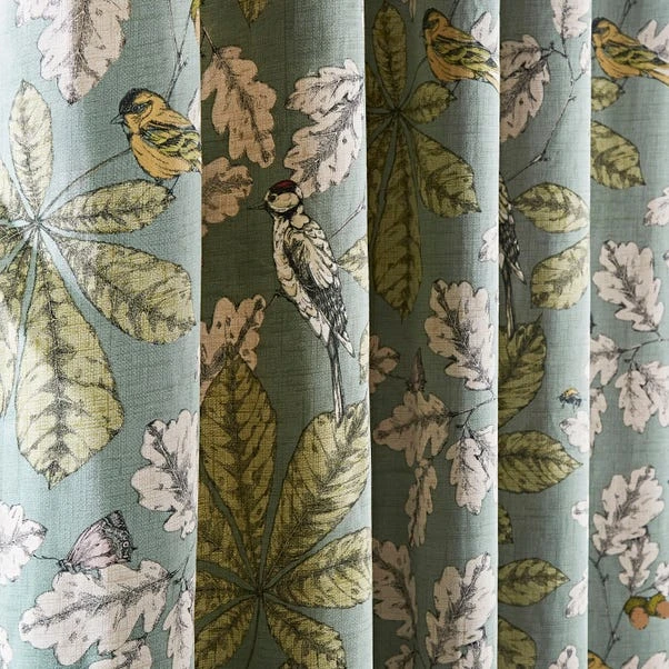 Natural History Museum Arboretum Lilypad Eyelet Curtains 4 Natural History Museum Arboretum Lilypad Eyelet Curtains - Image 2