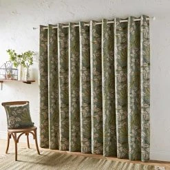 Natural History Museum Arboretum Lilypad Eyelet Curtains 9 Natural History Museum Arboretum Lilypad Eyelet Curtains -Dunelm Shop 30769683 alt04