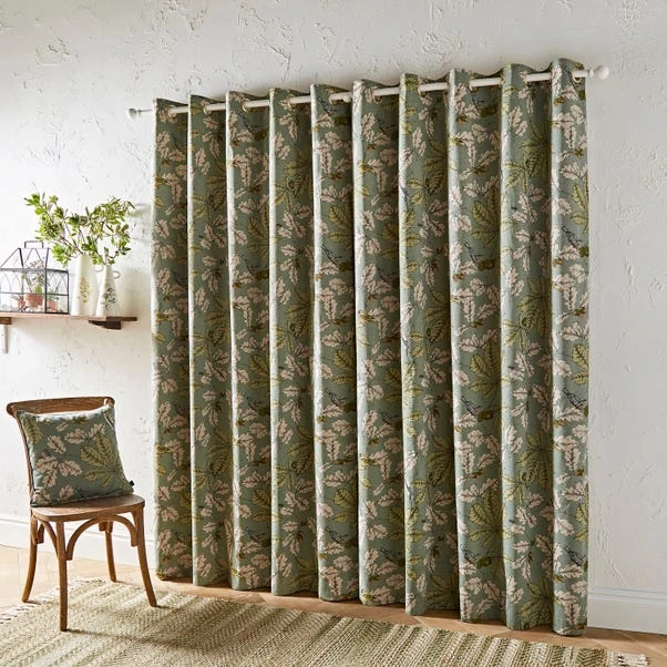 Natural History Museum Arboretum Lilypad Eyelet Curtains 5 Natural History Museum Arboretum Lilypad Eyelet Curtains - Image 3