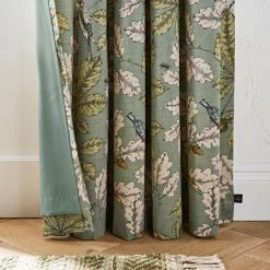 Natural History Museum Arboretum Lilypad Eyelet Curtains 10 Natural History Museum Arboretum Lilypad Eyelet Curtains -Dunelm Shop 30769683 alt06