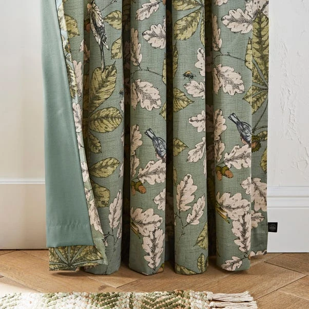 Natural History Museum Arboretum Lilypad Eyelet Curtains 6 Natural History Museum Arboretum Lilypad Eyelet Curtains - Image 4