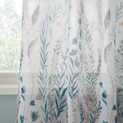 Dunelm Whimsical Botanical Multi Slot Top Single Voile Panel 9 Dunelm Whimsical Botanical Multi Slot Top Single Voile Panel -Dunelm Shop 30769716 alt02