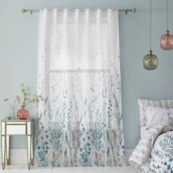 Dunelm Whimsical Botanical Multi Slot Top Single Voile Panel 10 Dunelm Whimsical Botanical Multi Slot Top Single Voile Panel -Dunelm Shop 30769716 alt04