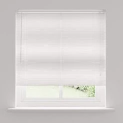 Dunelm White 25mm Slats PVC Venetian Blind