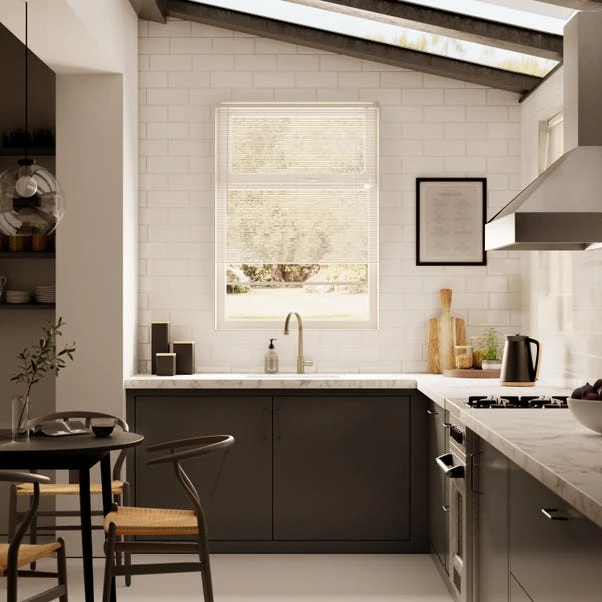 Dunelm White 25mm Slats PVC Venetian Blind 4 Dunelm White 25mm Slats PVC Venetian Blind - Image 2