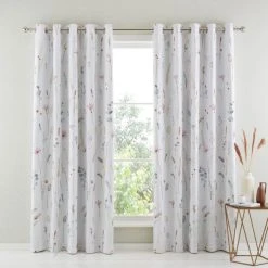 Dunelm Dried Flowers Blush Blackout Eyelet Curtains 8 Dunelm Dried Flowers Blush Blackout Eyelet Curtains -Dunelm Shop 30770532 alt01