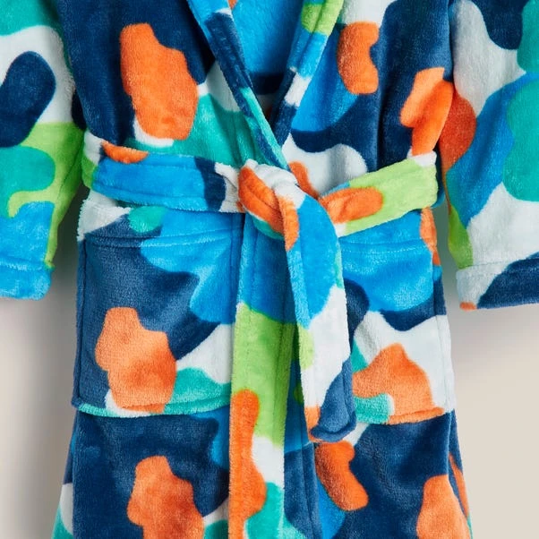 Dunelm Kids Camo Dressing Gown 5 Dunelm Kids Camo Dressing Gown - Image 3