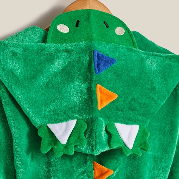 Dunelm Kids Dino Dressing Gown 5 Dunelm Kids Dino Dressing Gown - Image 3