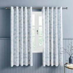 Dunelm Cow Parsley Eyelet Curtains 9 Dunelm Cow Parsley Eyelet Curtains -Dunelm Shop 30771078 alt01