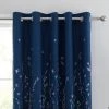 Dunelm Whimsical Floral Midnight Blackout Eyelet Curtains 1 Dunelm Whimsical Floral Midnight Blackout Eyelet Curtains -Dunelm Shop 30771497