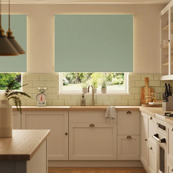 Dunelm Lilypad Blackout Easy-Stick Roller Blind 6 Dunelm Lilypad Blackout Easy-Stick Roller Blind - Image 4