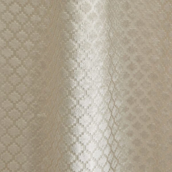 Dunelm Cut Velvet Champagne Thermal Eyelet Curtains 5 Dunelm Cut Velvet Champagne Thermal Eyelet Curtains - Image 3