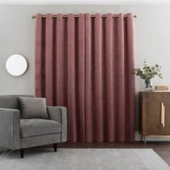 Dunelm Isla Thermal Ultra Blackout Rose Eyelet Curtains 11 Dunelm Isla Thermal Ultra Blackout Rose Eyelet Curtains -Dunelm Shop 30778527 alt04