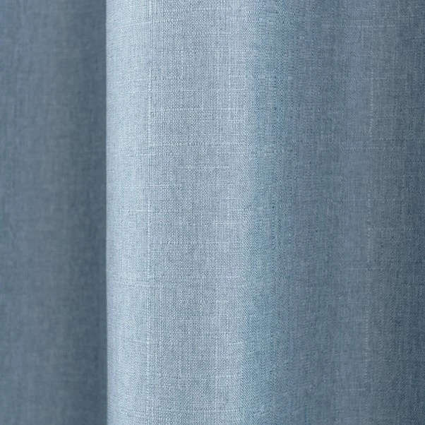 Dunelm Montreal Ultra Blackout Ashley Blue Eyelet Curtains 5 Dunelm Montreal Ultra Blackout Ashley Blue Eyelet Curtains - Image 3