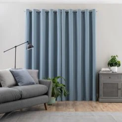 Dunelm Montreal Ultra Blackout Ashley Blue Eyelet Curtains 11 Dunelm Montreal Ultra Blackout Ashley Blue Eyelet Curtains -Dunelm Shop 30778546 alt04